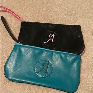 Monogram A wristlets